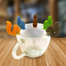 5pcs Creative Silicone Animal Cup Wine Glass Recognizer Party Christmas Gift Wine Glasses Marker