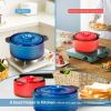 Exquisite Craft Design Ceramic Pot Cookware 2 Pieces Set