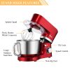 ZOKOP ZK-1503 Chef Machine 5.5L 660W Mixing Pot With Handle Red Spray Paint