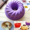 Creative Ring Cooking Silicone Mold Bakeware Kitchen Baking Pastry Tools Random Color