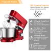 ZOKOP ZK-1503 Chef Machine 5.5L 660W Mixing Pot With Handle Red Spray Paint