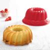 Creative Ring Cooking Silicone Mold Bakeware Kitchen Baking Pastry Tools Random Color