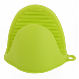 Thickened Food Grade Silicone Antiperm Set Dish Holder Kitchen Insulation Dish Holder Baking Oven (Color: Nordic Green)