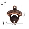 1/2/4Pcs Home Kitchen Gadgets Bottle Opener Wall Mounted Vintage Retro Alloy Hanging Open Beer Tools