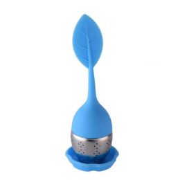 Tea Infuser For Spice Filter Tea Bag Tea Leaf Infuser Teaware Fancy Tea Sieve Herbal Tools Accessories Teamaker For Tea Strainer (Color: Blue)