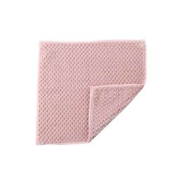 Rag Non-stick Oil Absorbent Cleaning Cloth Kitchen Anti-grease Wiping Rags Thicken Fish Scale Wipe (Color: Red)