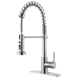 Lordear  Single Handle Kitchen Faucet Single Hole Kitchen Sink Faucet (size: 19.7x11.6x2.9)