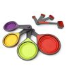 Super-useful Colorful 8/4pcs Kitchen Tools Measuring Spoons Measuring Cups Spoon Cup Baking Utensil