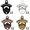 1/2/4Pcs Home Kitchen Gadgets Bottle Opener Wall Mounted Vintage Retro Alloy Hanging Open Beer Tools