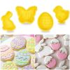 Plastic Biscuit Cutter Baking Mold Kitchen Rabbit Pattern Pastry 3d Mold Cake Decorating Tool