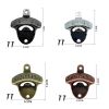 1/2/4Pcs Home Kitchen Gadgets Bottle Opener Wall Mounted Vintage Retro Alloy Hanging Open Beer Tools