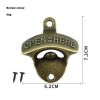 1/2/4Pcs Home Kitchen Gadgets Bottle Opener Wall Mounted Vintage Retro Alloy Hanging Open Beer Tools